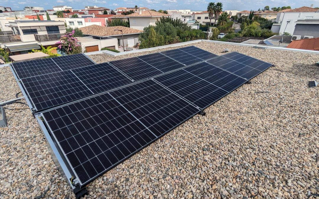 Centrale photovoltaïque en autoconsommation sur la commune de Jacou (34830)