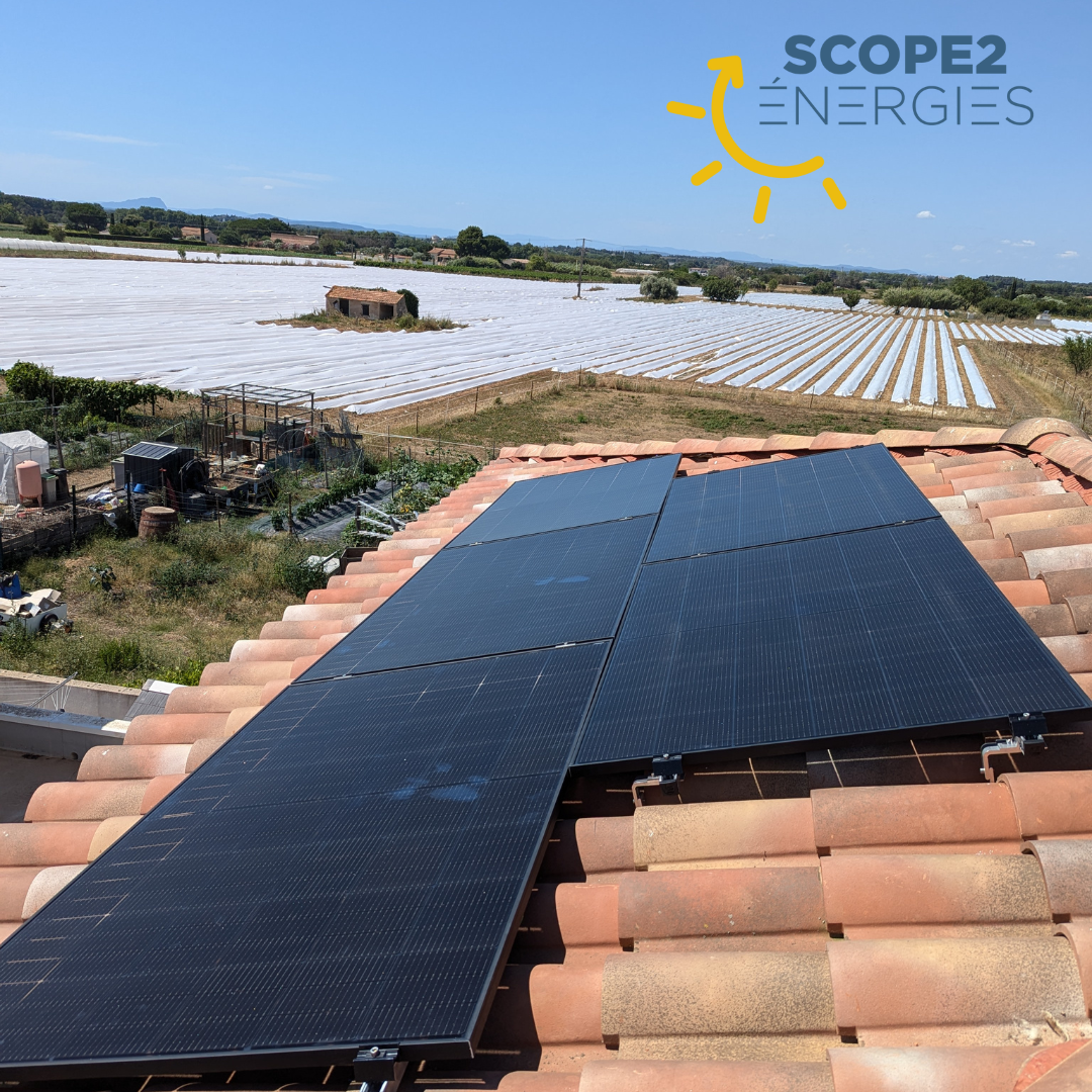 Installation photovoltaique 34400 Saint Just réalisé par Scope2 Énergies